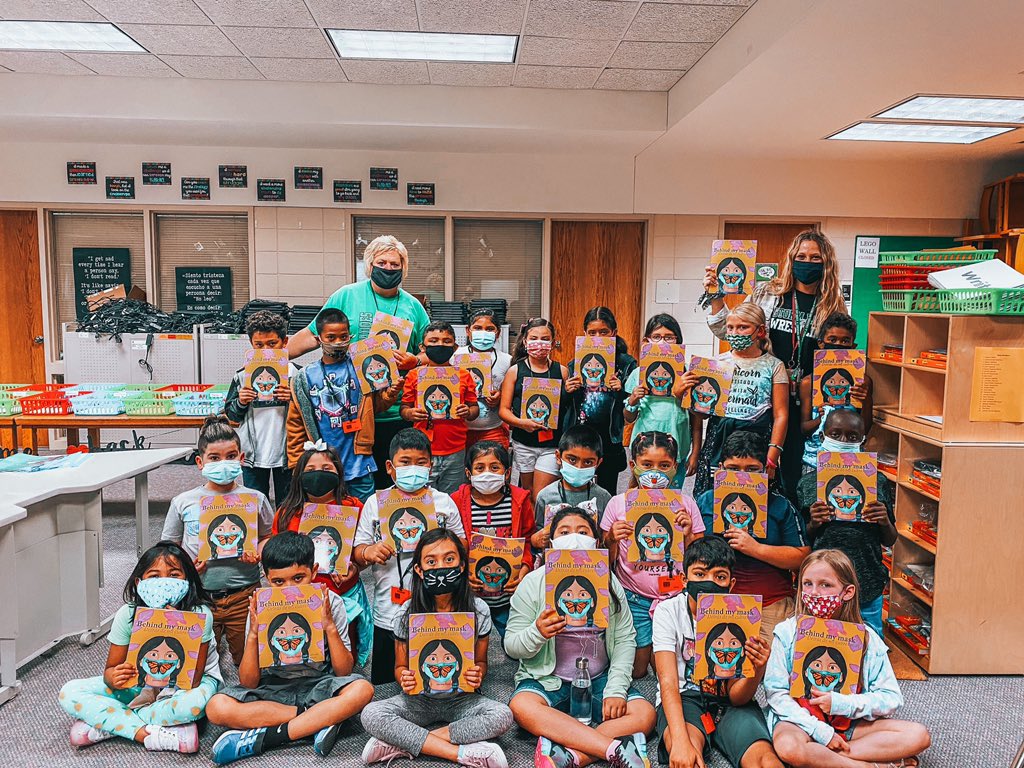 SO many great conversations to have before/during/and after reading this book. With the help from <a href="/sfreking/">Sarah Freking</a> we were able to get each of my kiddos their own copy of this book to bring home with them!