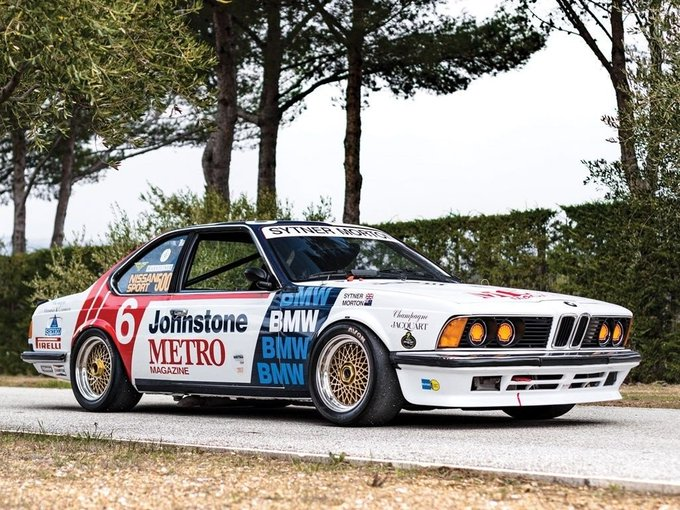 BMWmistress's tweet photo. Did you know that the the 635 CSi was jointly developed by Alpina and Schnitzer Motorsport? Here is a 1983 635 CSi Group A #BMWshark #MotoringLegend https://t.co/wm5Yi4ydpe