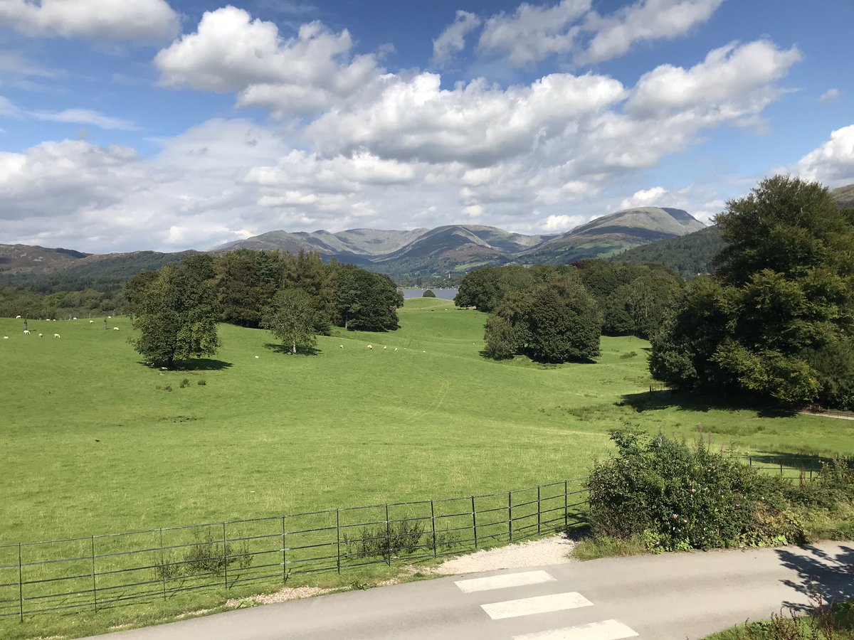 The gorgeous view from Wray castle in the #sunshine today #theperfectplacetobe #cumbriaattractionsweek <a href="/MGoatTours/">Mountain Goat Tours</a>