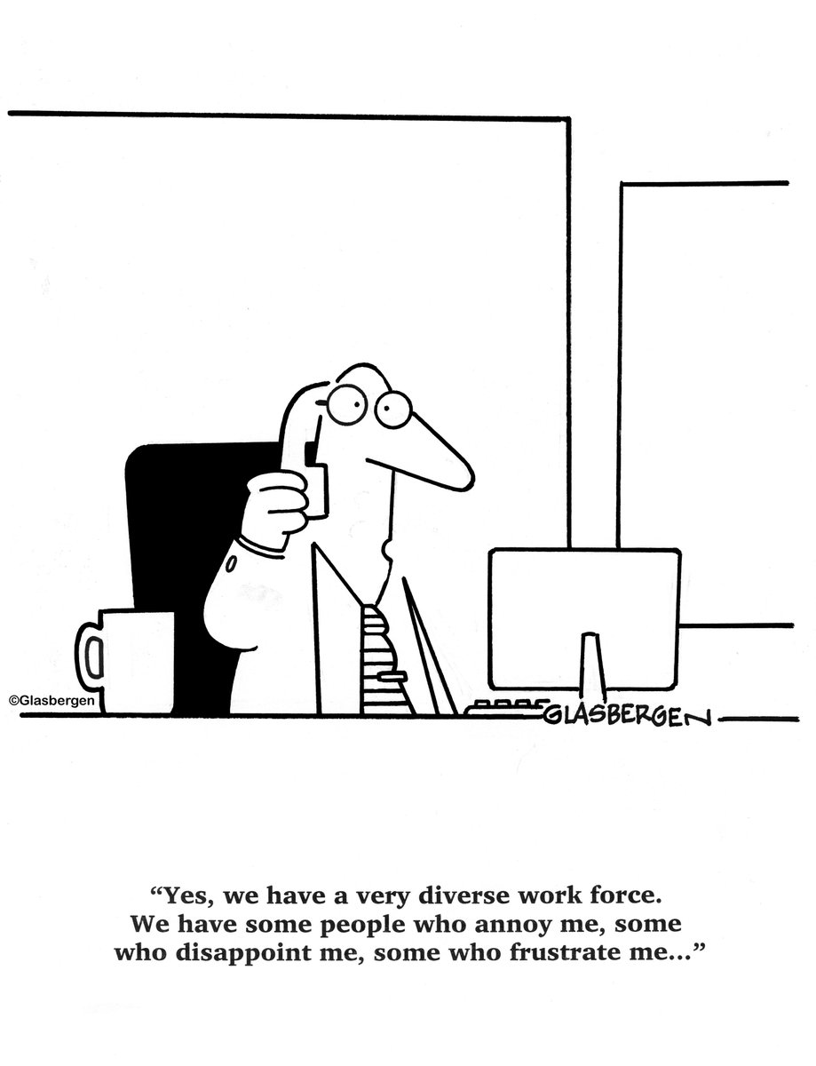 #glasbergencartoons #workforcediversity #diversity #business