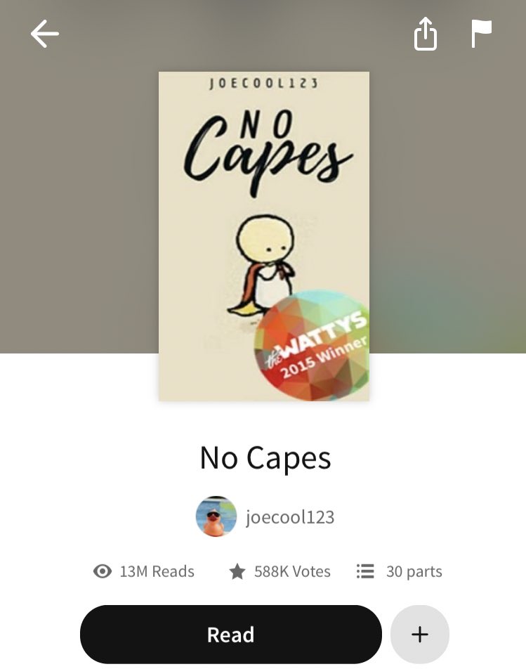 No Capes by joe cool123.a superhero themed story. good if you guys enjoyed renegades by marissa meyer!!.not as complex or as WOW as the first two books in this thread, but worth a read nonetheless.