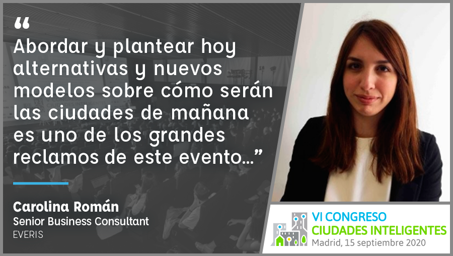 CongresoCI's tweet photo. Entrevista Carolina Román de @everis que presentará en VI Congreso #CiudadesInteligentes #CongresoCI6 la ponencia titulada "#MultimodalMobility: cómo potenciar a la evolución de #MovilidadCiudadana" 15 de septiembre en @LaNaveMadrid Organiza @grupotecmared https://t.co/cbLHHmKdlH https://t.co/MRvLd0lqUe