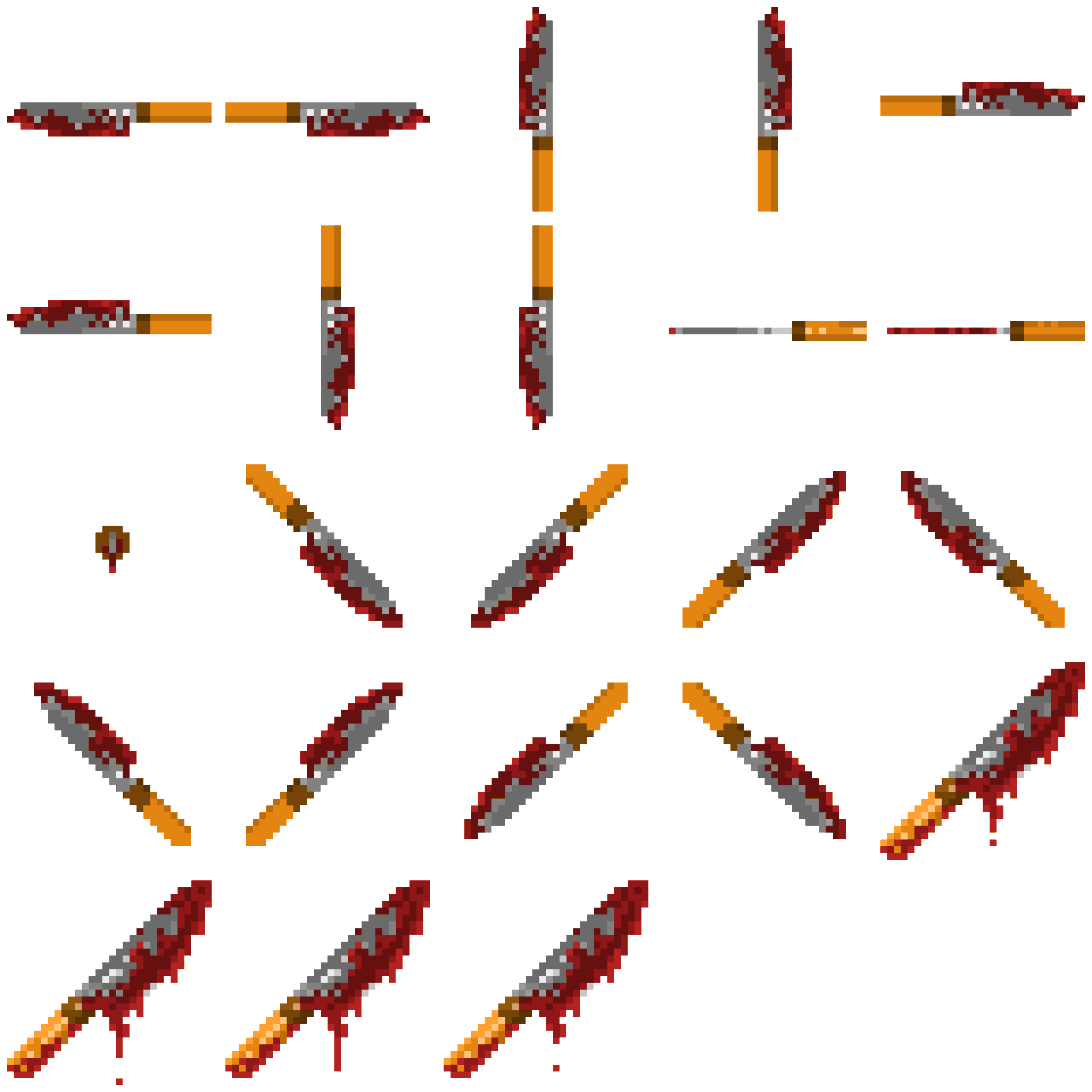 Junkpixel ドット絵ゲーム素材配布サイト 入荷商品02 三徳包丁 血 異界の世界より渡ってきた武器商人が持ってきた刃物 搬送中に誰かが誤って手を切っちゃったらしい やっぱり刃物って危ないんだね