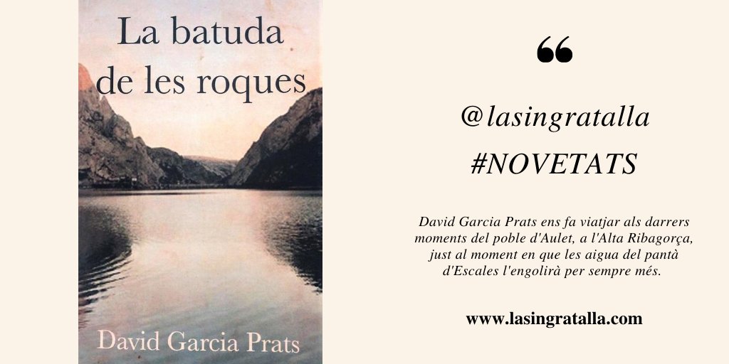 Ens encanta anunciar #novel·les ambientades a casa nostra 😊"La batuda de les roques" de <a href="/davidgarprats/">David</a> i d'edició independent #novetat a <a href="/lasingratalla/">La Singratalla</a> 🦎📖#mitologia i #llegenda #història #paisatge #Pirineu #AltaRibagorça