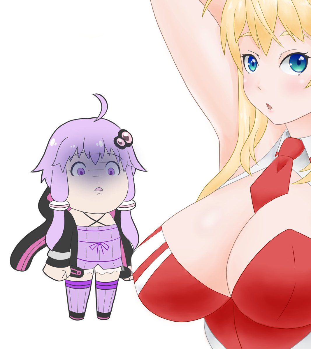 ゆかりさんはフラット。
 #結月ゆかり 