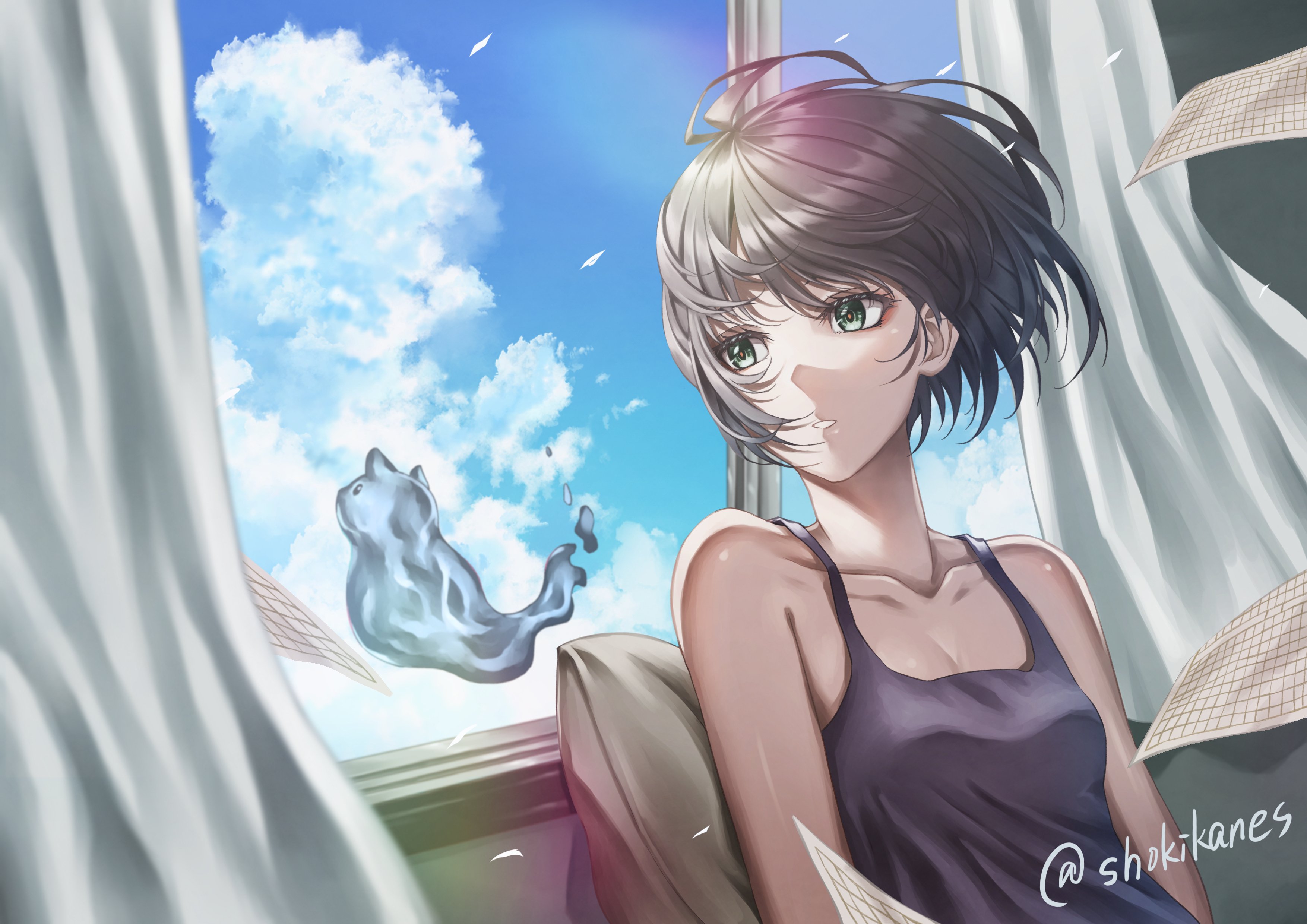 自己制作アニメ 雨が乾くころ 公式 Amamiya Summer Twitter