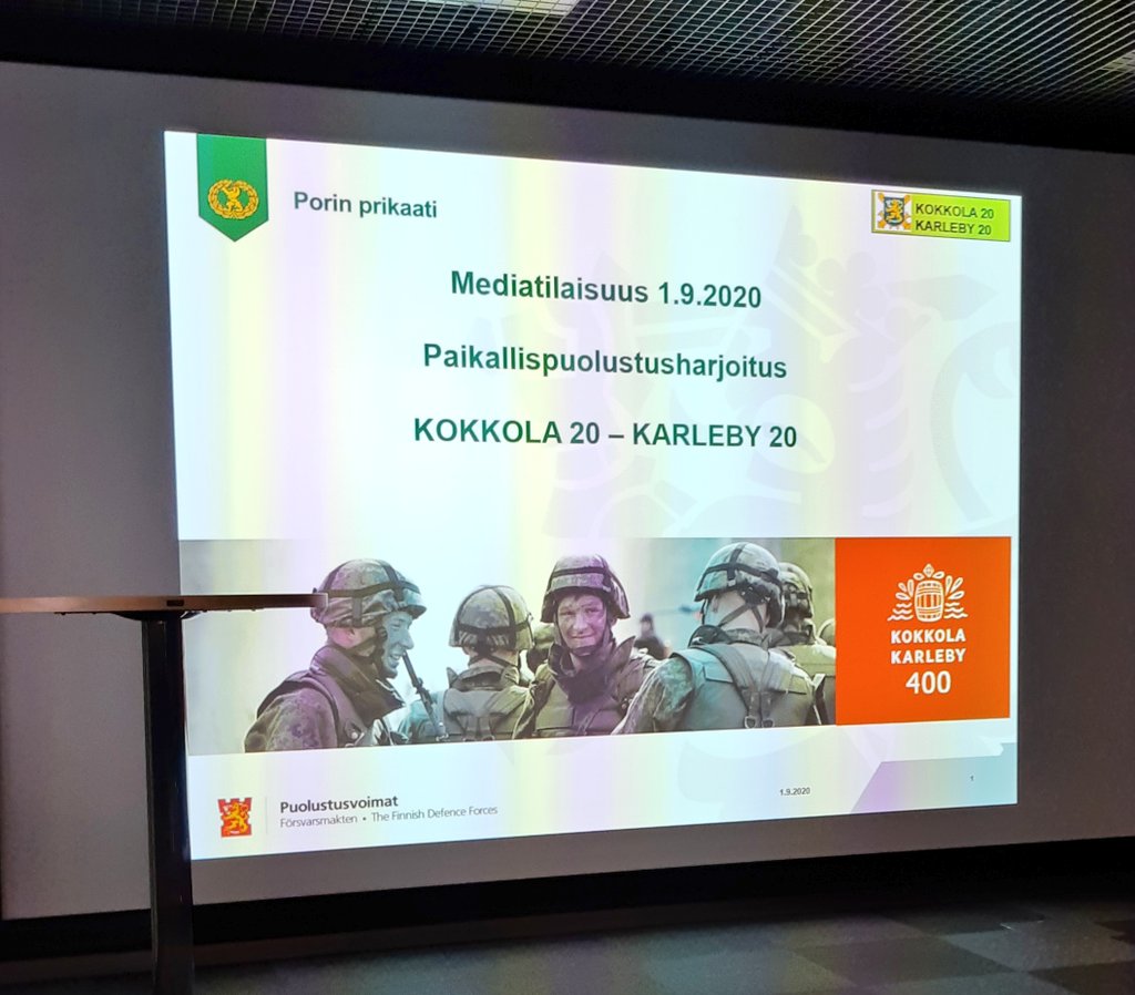 This will be interesting. #kokkola20=#karleby20 #paikallispuolustus #turpo=#säkpol