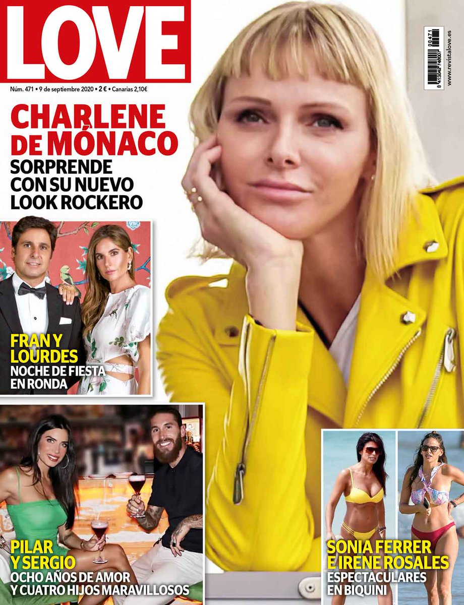 Esta semana en Revista LOVE, te enseñamos el nuevo y arriesgado look de Charlene de Mónaco. ¡Ya en tu quiosco!
➡️ bit.ly/3hNZjXc