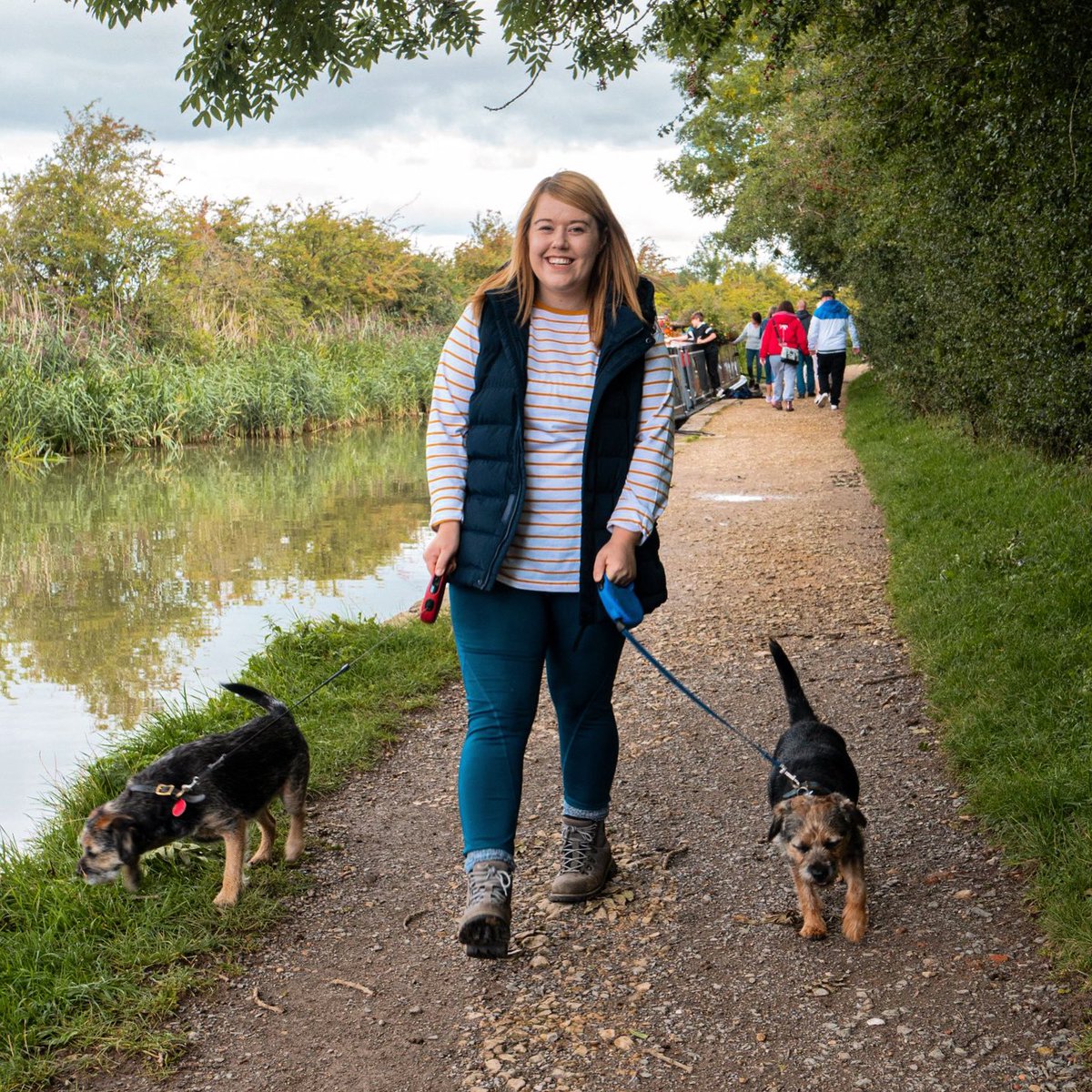 TOG24Official's tweet image. Beth (pictured) and Dan (behind the camera) have been out and about on a Pub Walk this weekend at the Foxton Locks! 🥾 🍻 all togged up and Pub Walks app in hand - check out our stories over on Instagram to see their adventure! 🗺 📱 #PubWalks #TOG24PubWalks