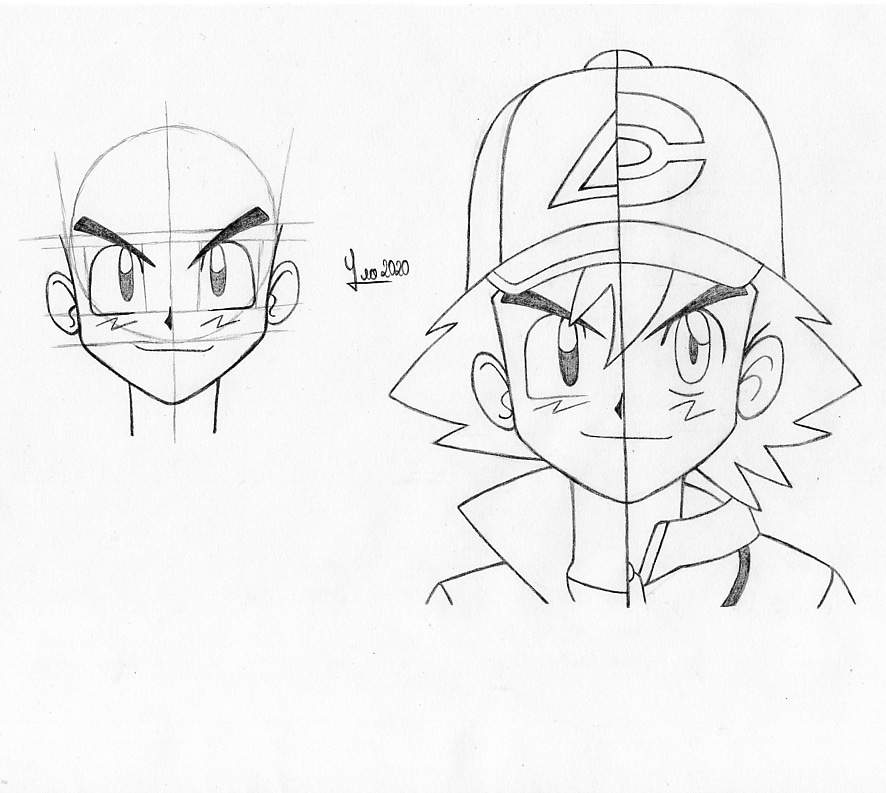 Aprendendo a desenhar: Ash Ketchum