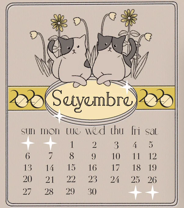 Setyembre 2020 calendar ??
collaboration with @titsay 

#artph 