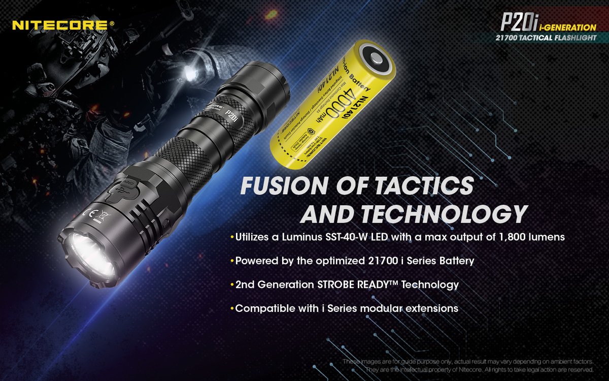 nitecorelight's tweet photo. 🔥New Light Released🔥 #P20i
FUSION OF TACTICS AND TECHNOLOGY 
——
P20i designed with the i-generation ultimate revolution,which is ideal for law enforcement, assault operations, self defense, search and patrols.
——
More info : https://t.co/mNX7MX0zue
#NITECORE #Flashlight https://t.co/JZMu0dWab9