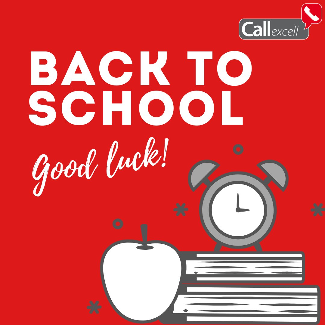 CallExcell's tweet photo. Callexcell wenst alle leerlingen en leerkrachten een boeiend, veilig schooljaar! ✏️📕🍏 #1september #Backtoschool #Callexcell #NotAnotherContactCenter https://t.co/ZjWCzlhy19