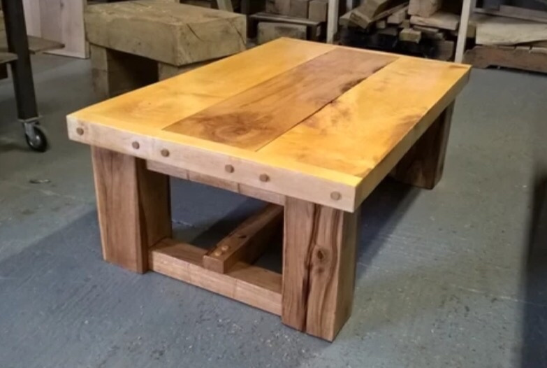 BespokeThis's tweet photo. This chunky rustic oak table is a beautiful alternative to a standard kitchen table. Contact us today to get your bespoke furniture journey started! #bespokethis #rustic #kitchen #hospitality #table #oak #furniture #quirky https://t.co/vAxzX21ZMy