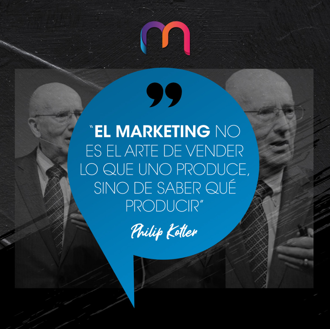 "El Marketing no es el arte de vender lo que uno produce, sino de saber qué producir." 

#philipkotler #marketizate #marketing #marketingdigital #marketingstrategy #marketingtips #publicidad #redessociales #socialmedia #socialmediamarketing #communitymanager #mercadeo #Adwords