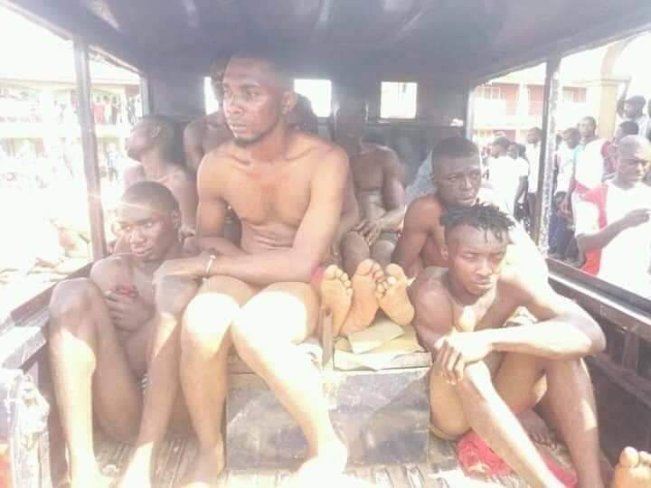 MaziNnamdiKanu's tweet photo. Alert! Alert!! Alert!!!

Murderous Nigeria Police (SARS) stationed at NEPA junction in Ala-Ojii close to Asannetu in Aba, Abia State are conducting a deadly stop and search along the motorway. Those found with Biafran memorabilia are stripped naked &amp; taken to unknown destination https://t.co/kBamax1Xu0