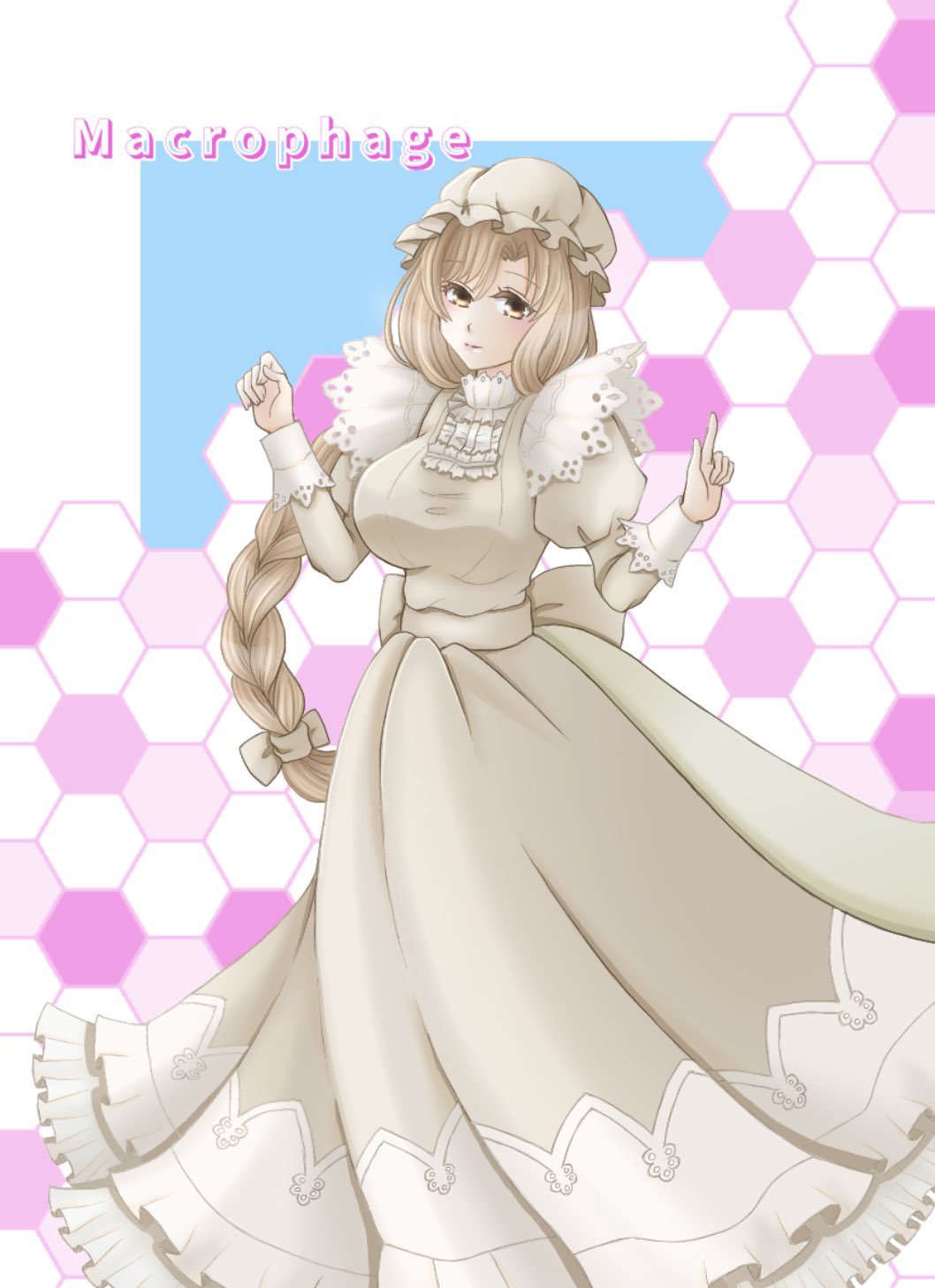 ハジ はたらく細胞 マクロファージさん ﾟ はたらく細胞 マクロファージ イラスト お絵描き T Co 5fncoxthxc Twitter