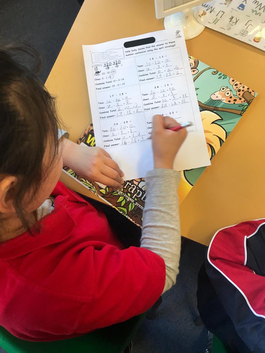 Auburn North Ps On Twitter Over The Last Fortnight 2m Have Been Learning To Add And Subtract Two Digit Numbers Using The Split Strategy We Finished Off The Packet With A Fun Maths