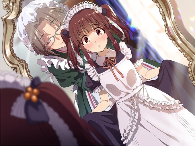 メイド智絵里復刻したので再掲と描かなかった絵 