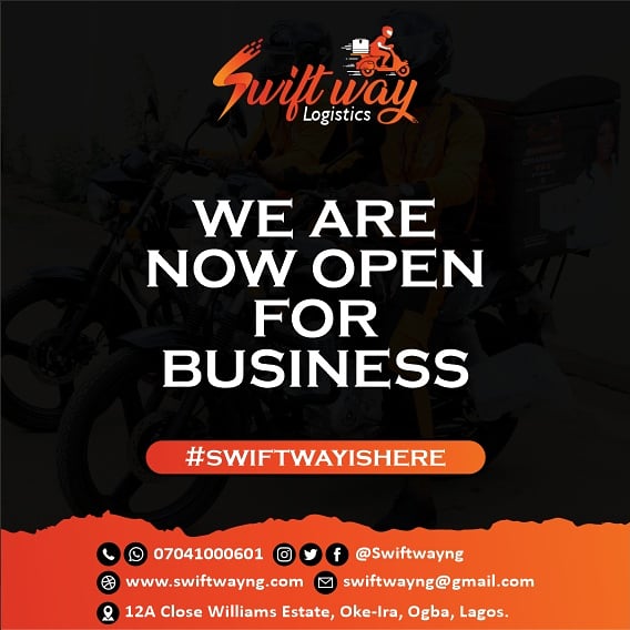 SwiftwayNg's tweet image. Happy New Month!!!

Are you ready for a new experience in terms of last-mile delivery?

#SwiftwayIsHere to give you a better experience.

Send in your orders let&apos;s take the stress off you and get your deliveries done quickly.

#SwiftwayNG #SwiftwayLogistics #Logistics #Delivery