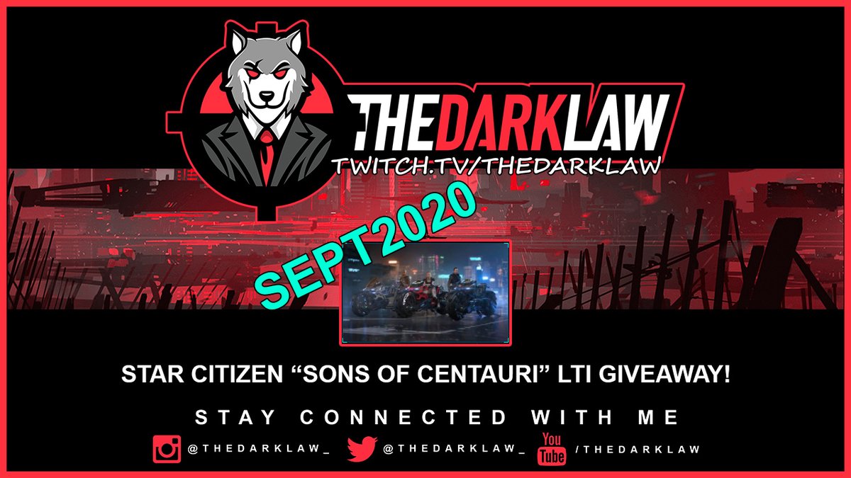 TheDarkLawTV's tweet image. Ladies &amp;amp; Gentlemen! This month (Sept2020), The Darkness is giving away a #StarCitizen Sons Of Centauri (LTI) Standalone as voted by the community!

givelab.com/JKa0PC/the-dar…

Good luck to everyone! :D