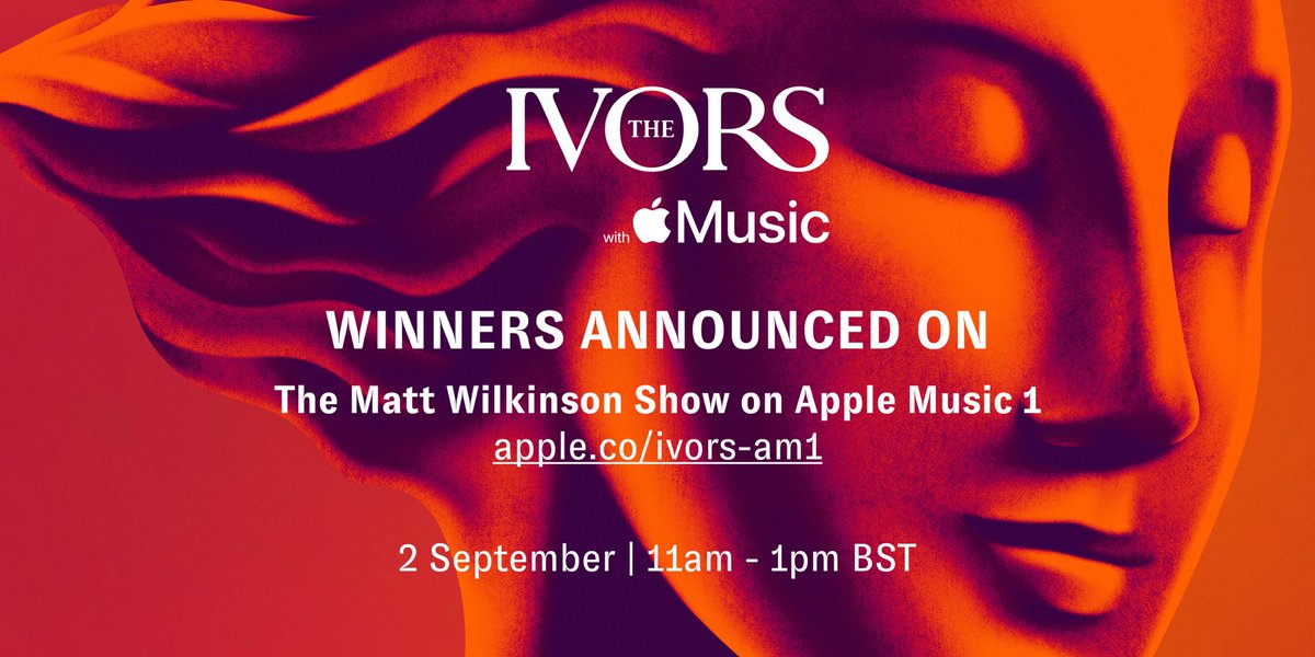 Tune in to #TheIvor’s awards, 11am tomorrow morning on ⁦<a href="/AppleMusic/">Apple Music</a> with Matt Wilkinson. 
Crack open a bottle and celebrate the best of  ⁩British &amp; Irish Songwriting and Composition with ⁦<a href="/IvorsAcademy/">The Ivors Academy</a>⁩ .
⁦<a href="/the_MPA/">MPA</a>⁩ ⁩ ⁦<a href="/PRSforMusic/">PRS for Music</a>⁩
Anyone can come.