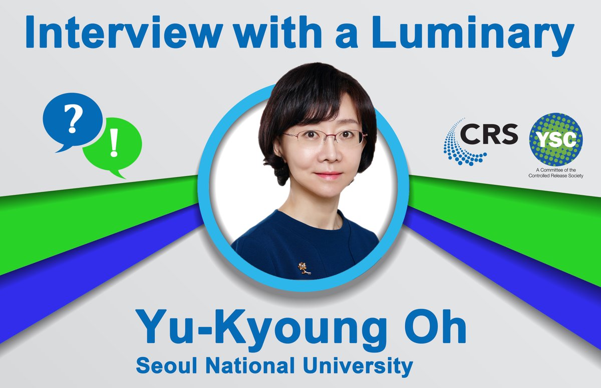 Young Scientist Committee YSC-CRS (@crs_ysc) on Twitter photo Check out our latest Interview with a Luminary, with Professor Yu-Kyoung Oh from the College of Pharmacy at Seoul National University! She's also the Deputy Editor-in-Chief of the Journal of Controlled Release. <a href="/YuKyoungOh1/">Yu-Kyoung Oh</a> <a href="/CRSScience/">Controlled Release Society</a>
controlledreleasesociety.org/yu-kyoung-oh-p… Check out our latest Interview with a Luminary, with Professor Yu-Kyoung Oh from the College of Pharmacy at Seoul National University! She's also the Deputy Editor-in-Chief of the Journal of Controlled Release. <a href="/YuKyoungOh1/">Yu-Kyoung Oh</a> <a href="/CRSScience/">Controlled Release Society</a>
controlledreleasesociety.org/yu-kyoung-oh-p…