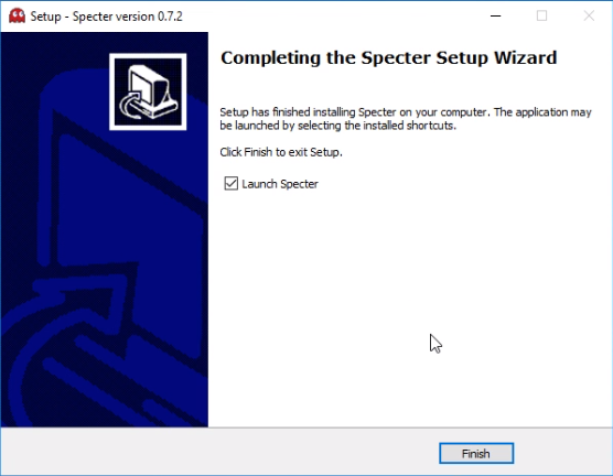 6/Step 6: Install Specter Desktop using the setup wizard and Run Local Specter Server.