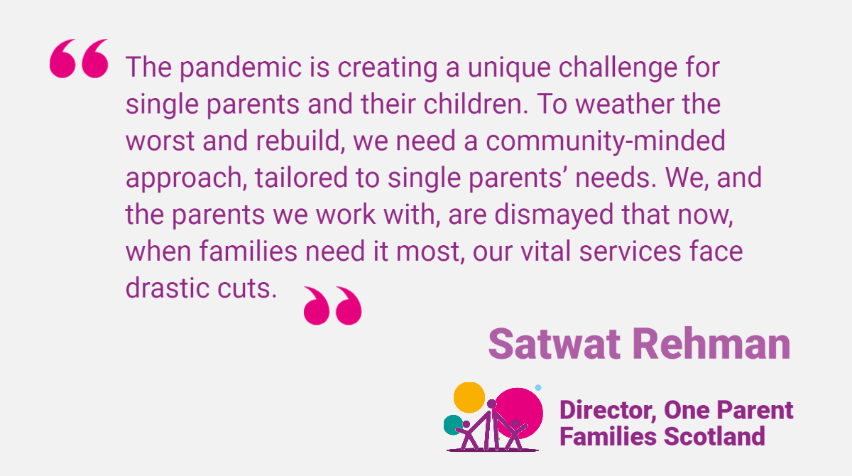 🚨 Single parents in Glasgow have received the devastating news that One Parent Families Scotland’s local service faces a 100% cut in core funding from the council. 

We urge the committee to reject this recommendation this Thursday and for our supporters to spread this message.