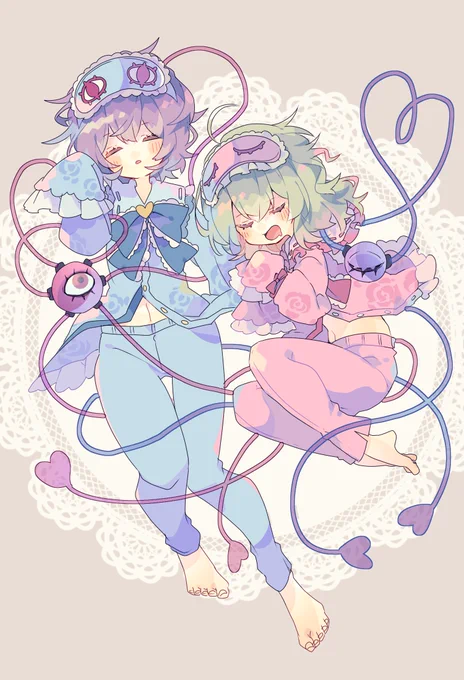 東ロワのこいしちゃんが可愛すぎたのでセットにしました 