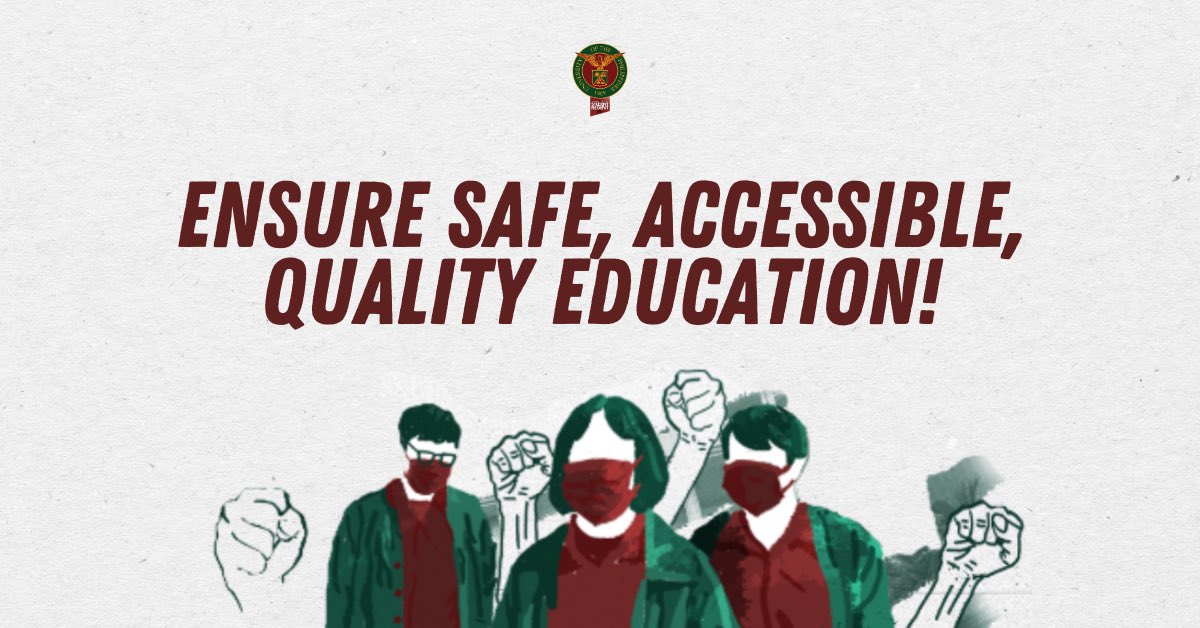 uposr's tweet image. The UP systemwide online protest STARTS NOW. 

Tweet our hashtags! Use a digital placard below! 

#PostponeClassesUP
#WalangIwananUP