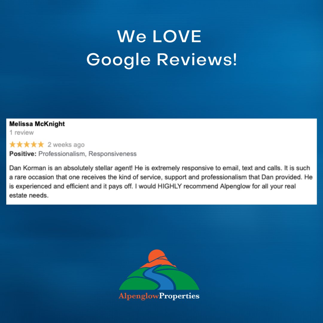 DurangoBrokers's tweet image. Thank you, Melissa, for this outstanding review! We value our customers and are proud to receive such a high compliment!

#realtorreferrals #referrals #compliment #googlereview #reviews #durangorealestate #durangorealestateconnection
