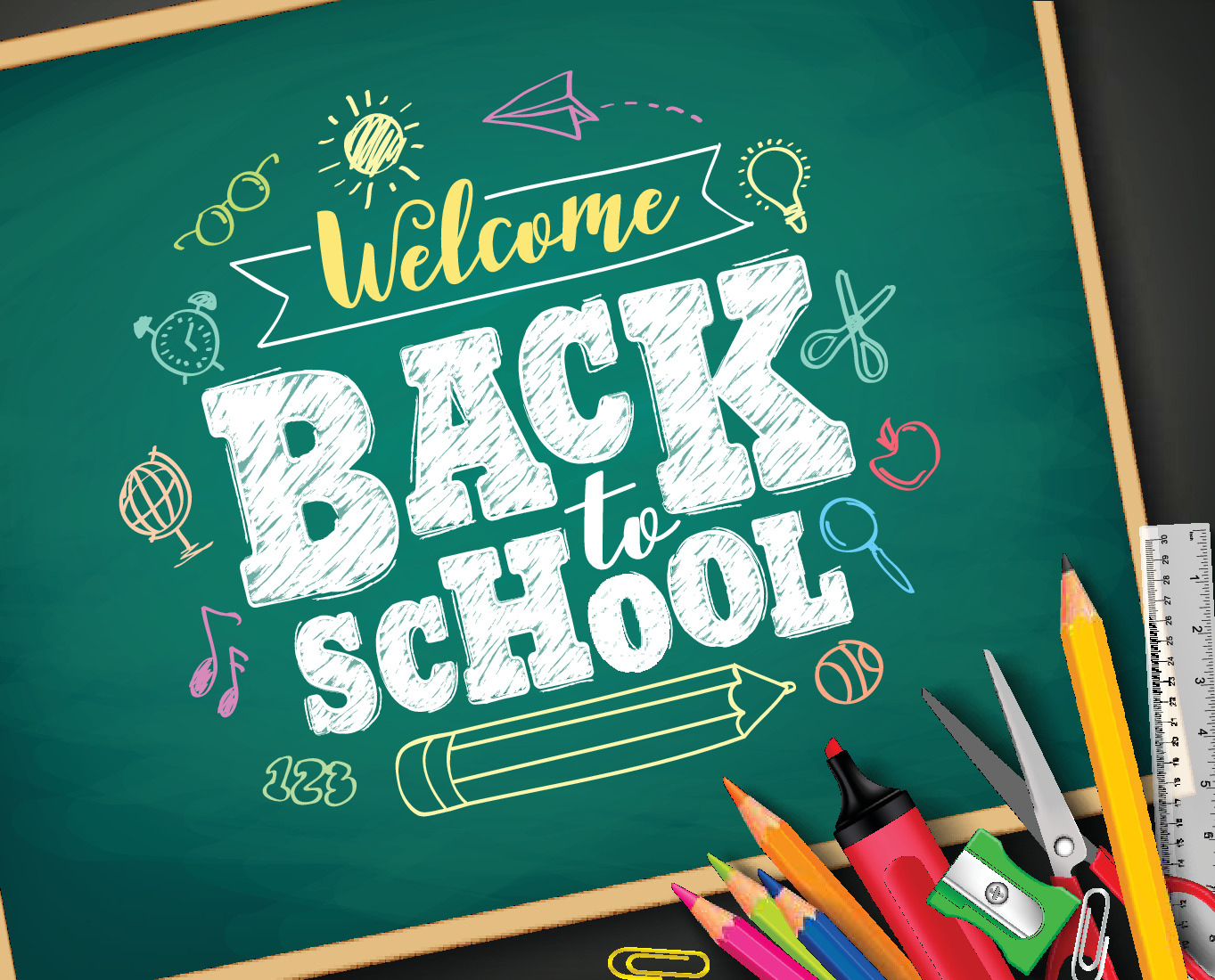 Плакат back to School