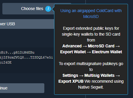 8/Step 7: It's now time to "Add new device". My favourite hardware wallet is  @COLDCARDwallet. You can import your Coldcard using the airgapped method. Instructions are provided in Specter to do this. Other device types are available too, and can be connected via USB.