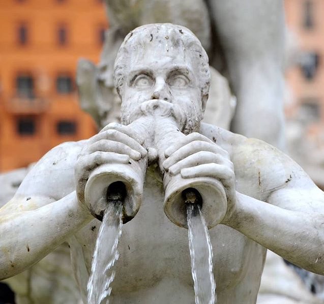 Fontana del Moro- Piazza Navοna 📍 #Rome #Roma