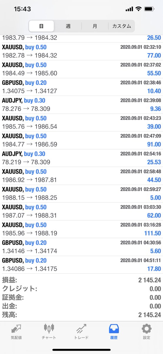 FXの自動売買ご興味ある方に向けて、
FXの会社とタイアップし会社開発のEAを、
僕から2枠だけ無料枠をいただいたのでご提供します😎
５〜10万ぐらいで始めれます
今に収入に20万〜150万の不労収入を得たい方は
こちらから→bit.ly/32IXW5N