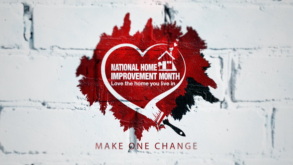 It's finally here! National Home Improvement Month launches today. We're supporting <a href="/HomeMonth/">National Home Improvement Month 2020</a> who're inspiring renters and home owners to love the home they live in &amp; #MakeOneChange. 

Head down to your local DIY store this month to start your very own home improvement journey.