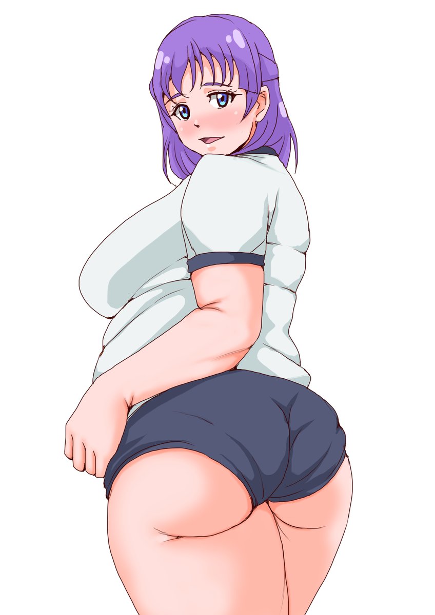 ぽっちゃり香久矢まどか(30)さんのブルマ姿描いてみました
 #ぽっちゃり
 #ブルマ 