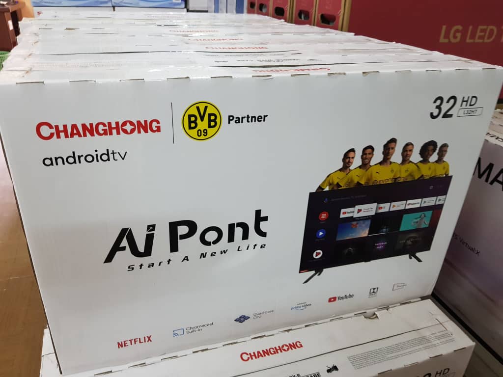 TechsterAG's tweet image. Get yourself a Changhong tv

Changhong50&quot;(Frameless):1.85M UG
24” Changhong: 400,000 UGX 
32” Changhong: 520,000 UGX
32” Changhong Android Frameless: 650,000 UGX
40” Changhong: 750,000 UGX
43” Changhong Android Frameless: 1,150,000 UGX 

Call or whatsapp; 0704772802