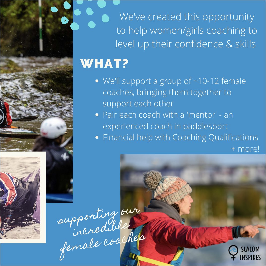 SlalomInspires's tweet image. Project F.L.O.W 🌊-Female Leaders On Water
Our NEW coaching initiative!
👱♀️~12 aspiring female coaches
🤓 Each coach paired with experienced coach as a mentor
📝 Financial help with qualifications
+ more
Details/application on website
Deadline 14.9.20
Please share 🥰
#ProjectFLOW