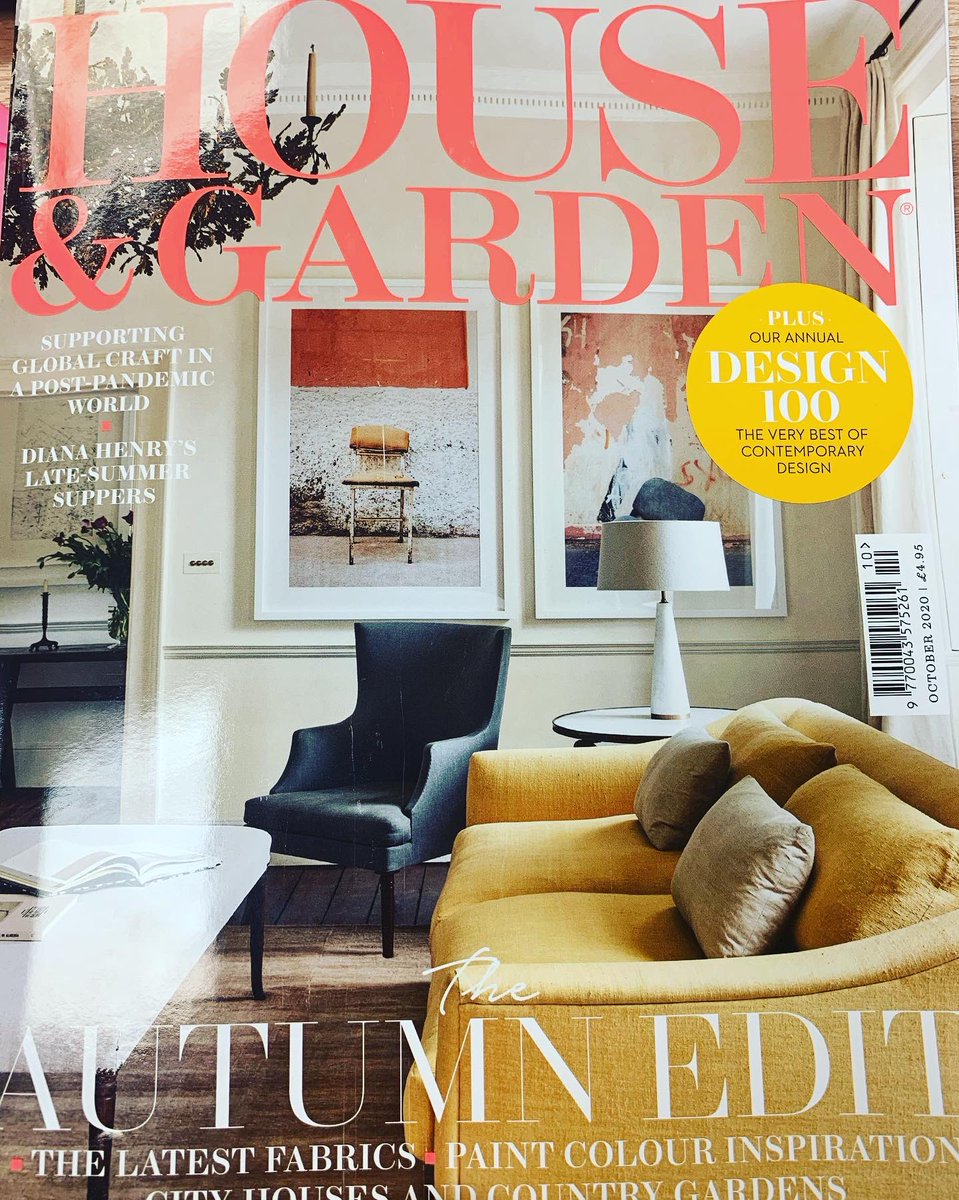 tetradsofas's tweet photo. Autumn vibes this morning 🍂 check out the Ad for our stunning Aberlour chair 😍 see it in @_houseandgarden magazine Autumn Edition 🍄🍁🍂 #tetrad #harristweed #autumn https://t.co/KBgy6NG35w
