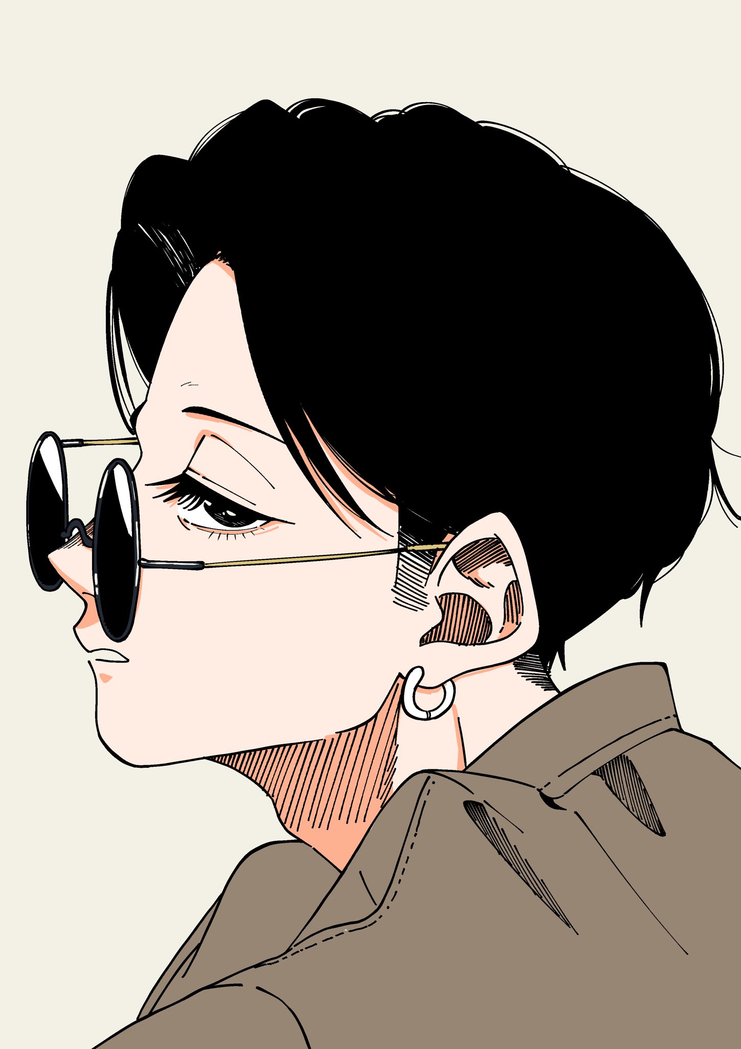 さとうけいすけ サングラス イケメン ソフト刈り上げ イラスト イケメン男子さん さとうけいすけ サングラス イケメン ソフト刈り上げ イラスト イケメン男子さん
