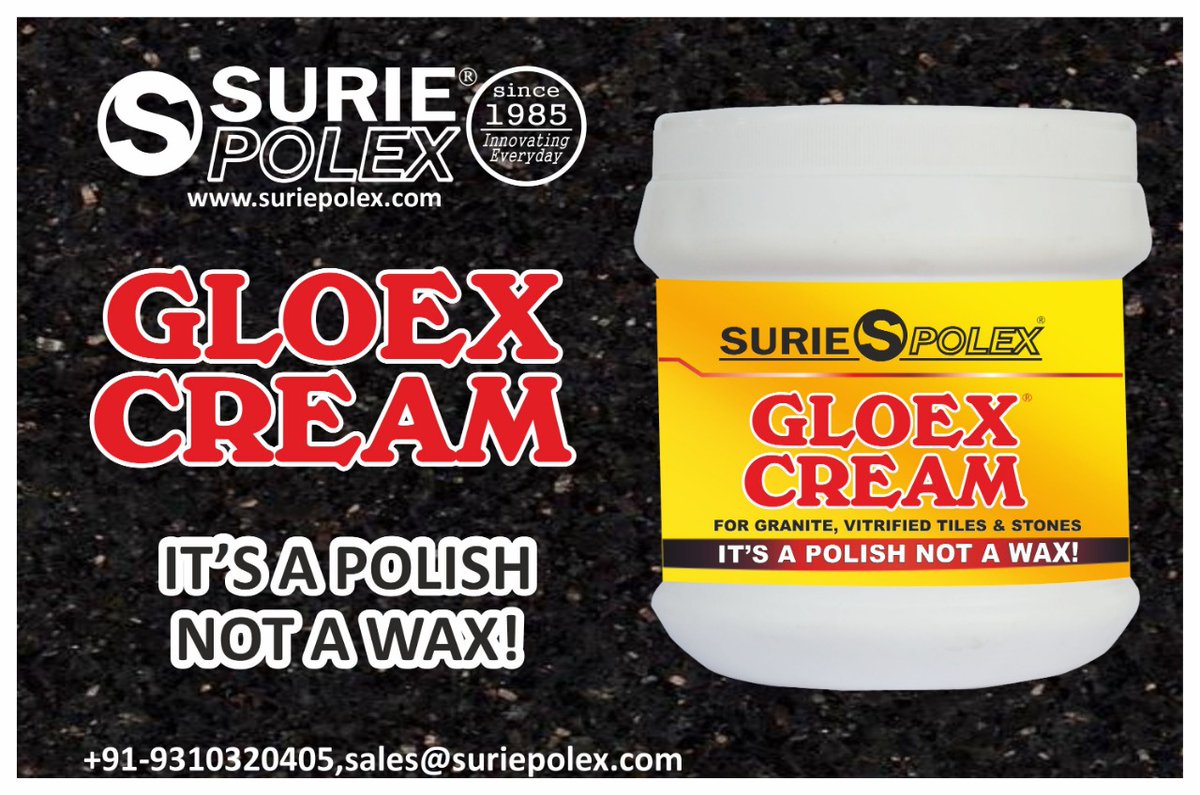 suriepolex's tweet photo. Gloex Cream
Place your orders, Click and share your details with us
https://t.co/gqvwaHGybc
#Powders #waxes #shiners #flooring #grinding #buffing #bufferpads #crystallizer #abrasives #metalbond #construction #frankfurt #waterfreepads #diamondpads #dcrb #diamondabrasives #marble https://t.co/3f0ddagQUI