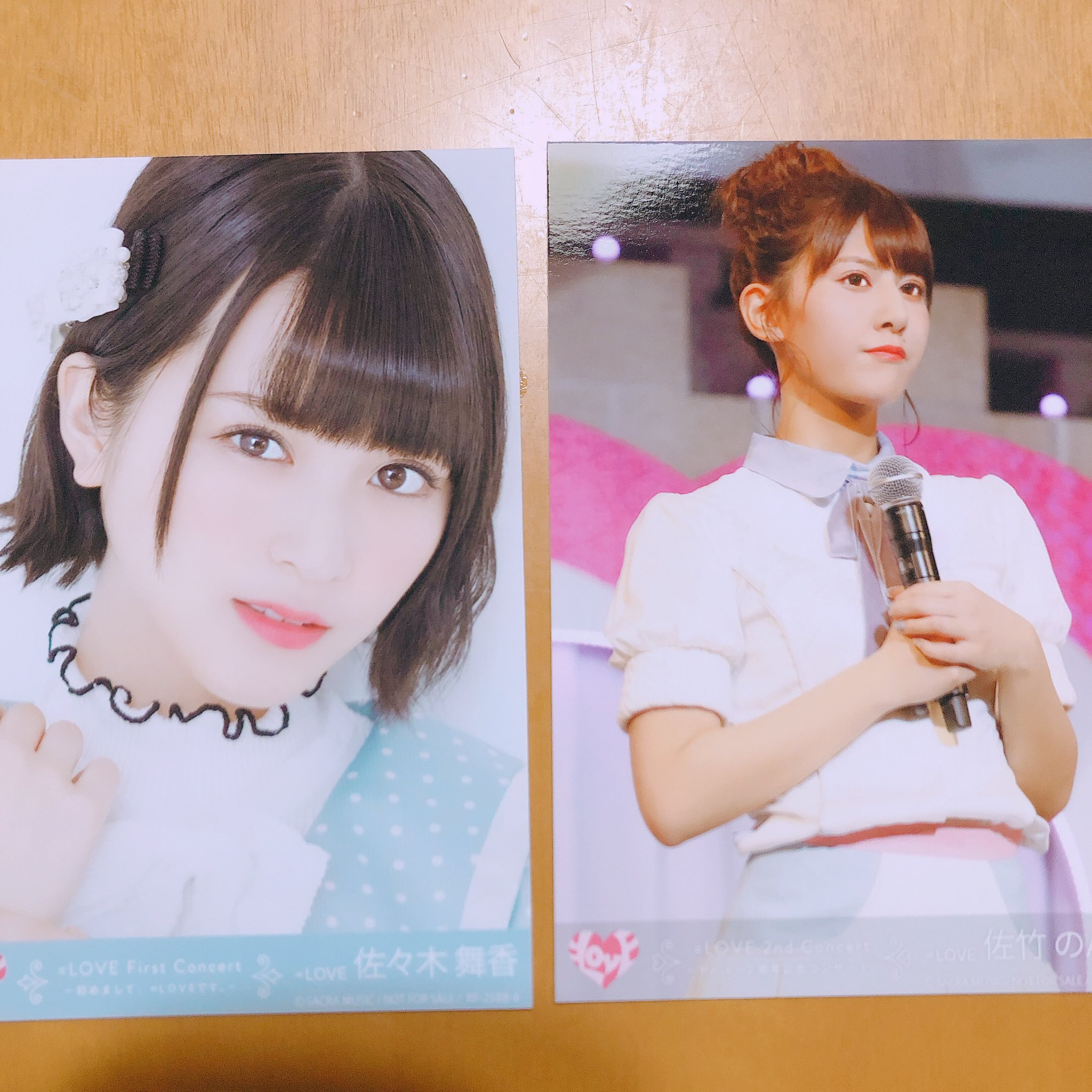 イコラブ生写真佐々木舞香 6周年コンサートピンキー衣装直筆コンプ