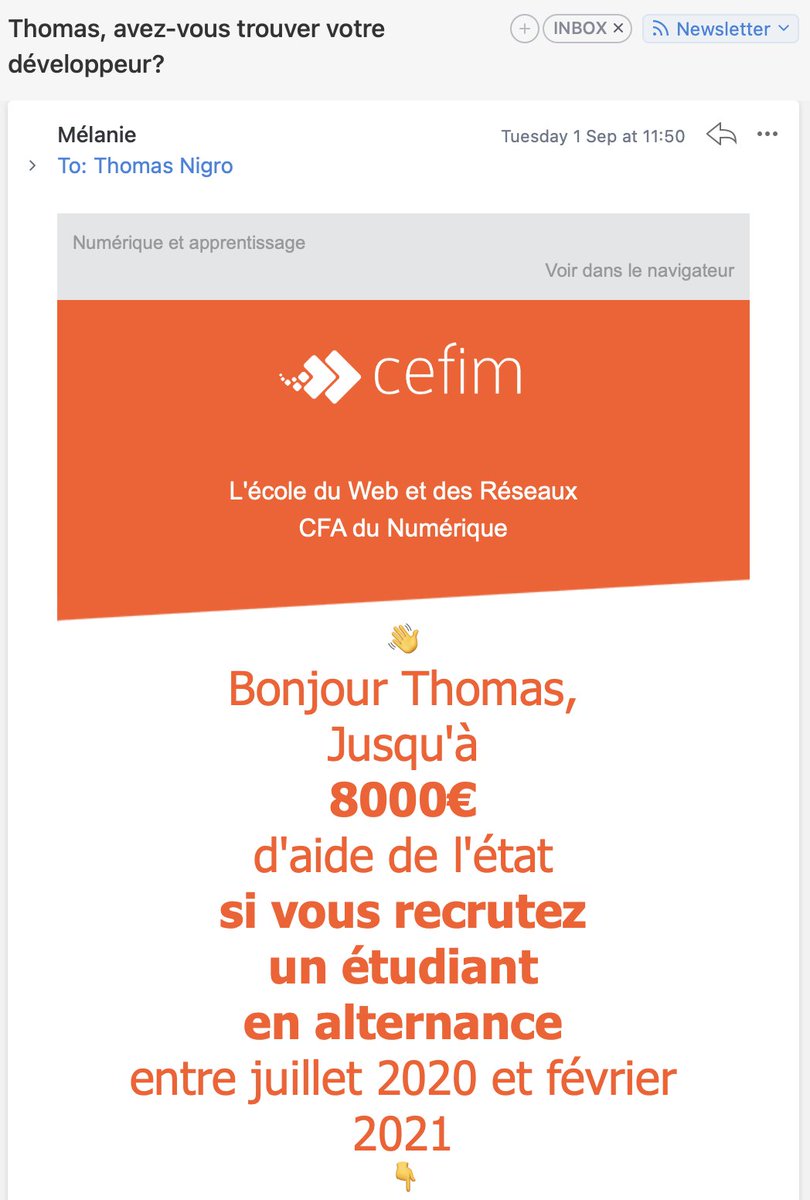 TinaDebove's tweet image. tHomAs aVEz-voUs TroUvER vOtrE dEVelOPpeUr #passécomposé