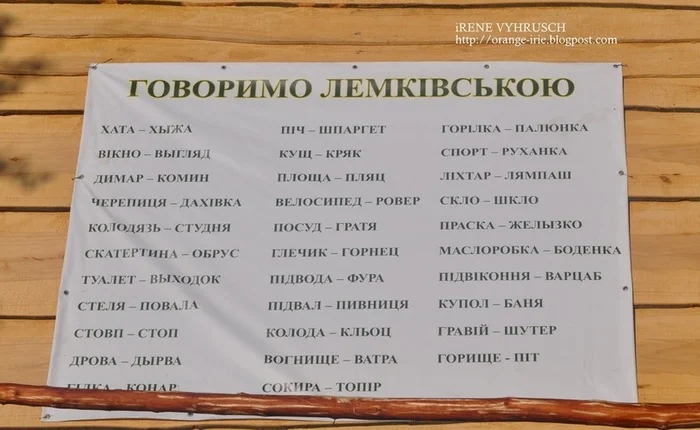 3/x The spoken language of the Lemkos has been variously described as a language in its own right, a dialect of Rusyn or a dialect of Ukrainian. But due to proximity to speakers of Polish and Slovak, the Lemko speech was strongly influenced by these two languages.