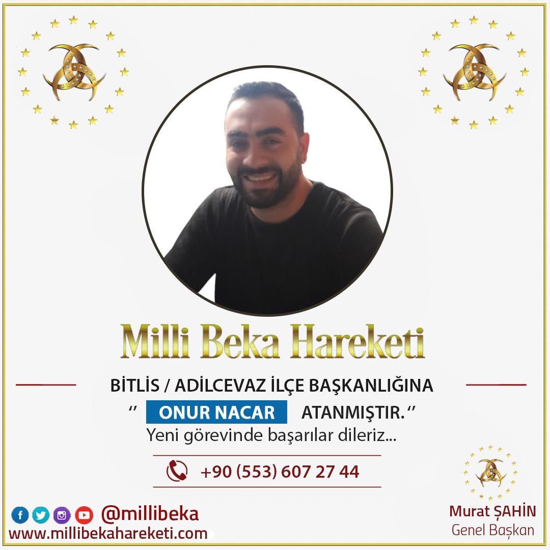 BİTLİS ADİLCEVAZ İLÇE ATAMASI
Davamıza yeni katılım sağlayan tüm dava kardeşlerime başarılar diliyorum.
Vakit Ülkemize ve Ülkülerimize sahip çıkma vaktidir.
VAKİT MİLLİ BEKA VAKTİDİR. 🇹🇷☝️

<a href="/muratsahin2023/">Murat Şahin</a> 
@serdarerkol1907 
@lokmanaykac1 
@ersinozlemisik 
<a href="/millibeka001/">Milli Beka Hareketi</a>