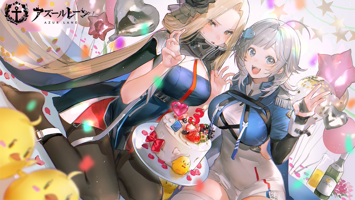 Lal Role En版に引き続き アズールレーン Azurlane Staff の3周年のお祝いイラスト を描かせて頂きました おめでとうございます アズールレーン アズレン3周年