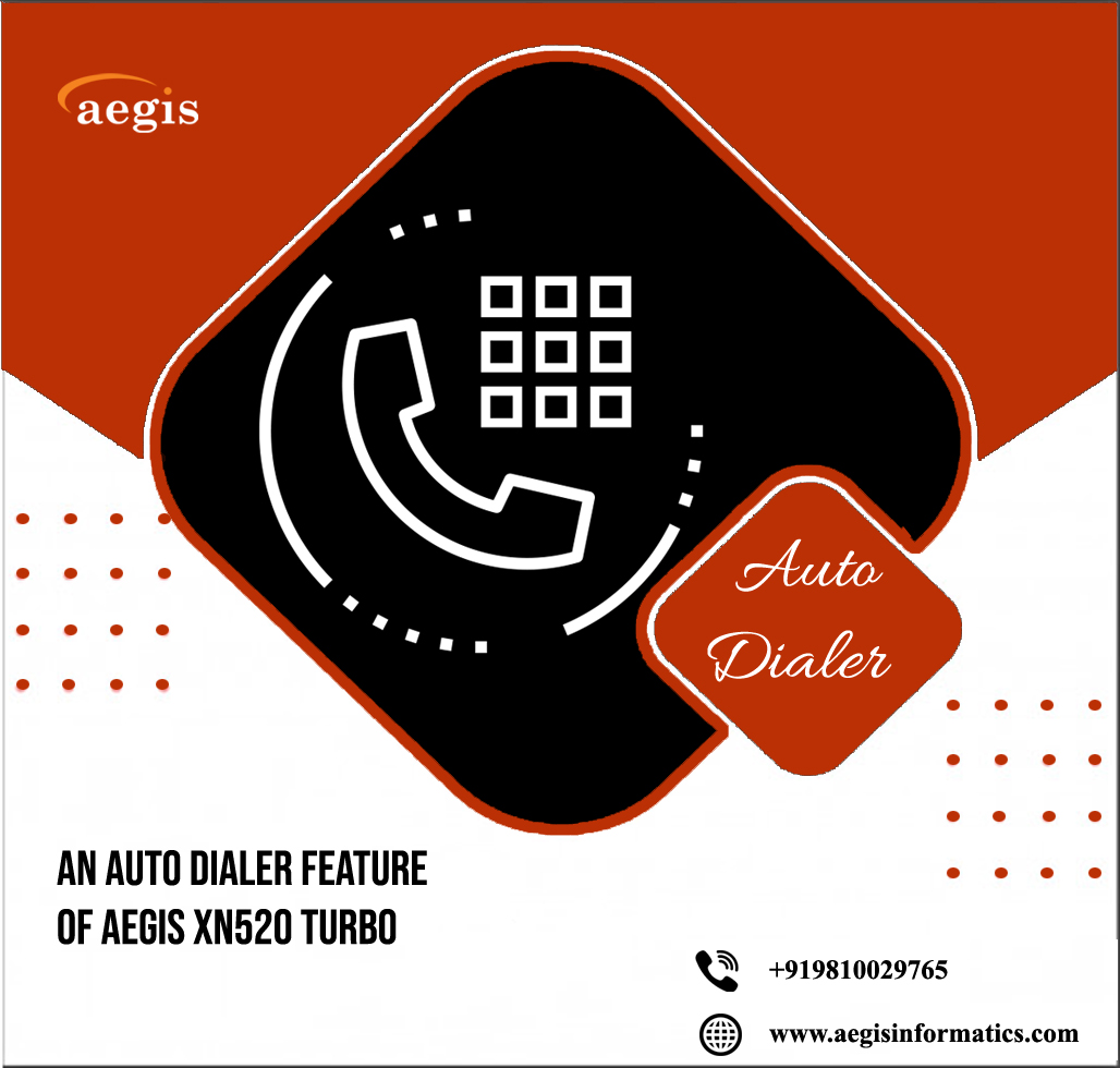 aegisinformatic's tweet image. An Auto Dialer Feature of Aegis XN520 TURBO
#AutoDialer #CallRecordingSoftware #FixedCellularTerminal #BuyOnlineFCT #GSMVoiceMail #VoiceMailFacility #TelephoneCallRecorder