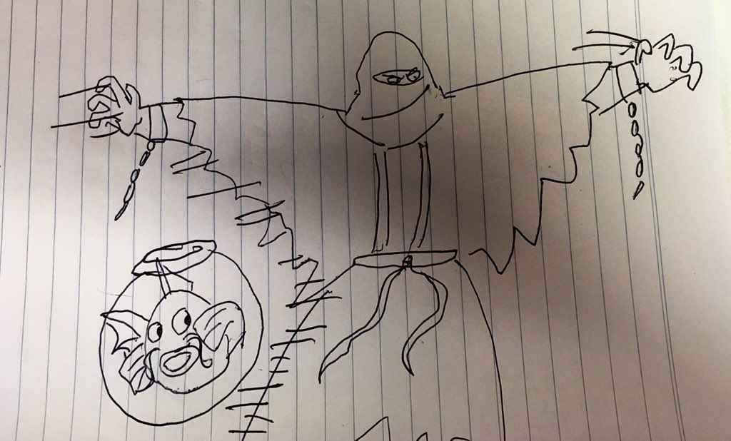 TalesTimestamp's tweet photo. Quick pic by @maoriwargamer memorialising the heroic sacrifice of Al-Sayeed, inspired by Piccolo saving Gohan

#dnd #dnd5e #timestamptales #dungeonsanddragons https://t.co/w8lp9lw5w8